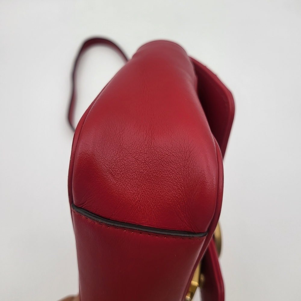Gucci GG Marmont Mini Flap Bag Matelasse Chevron Leather.. Authentic.. w/COA.. - Picture 14 of 16